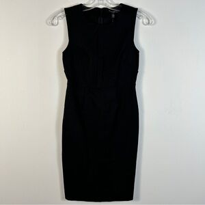 ❤️ Banana Republic Elegant Black Midi Dress 00